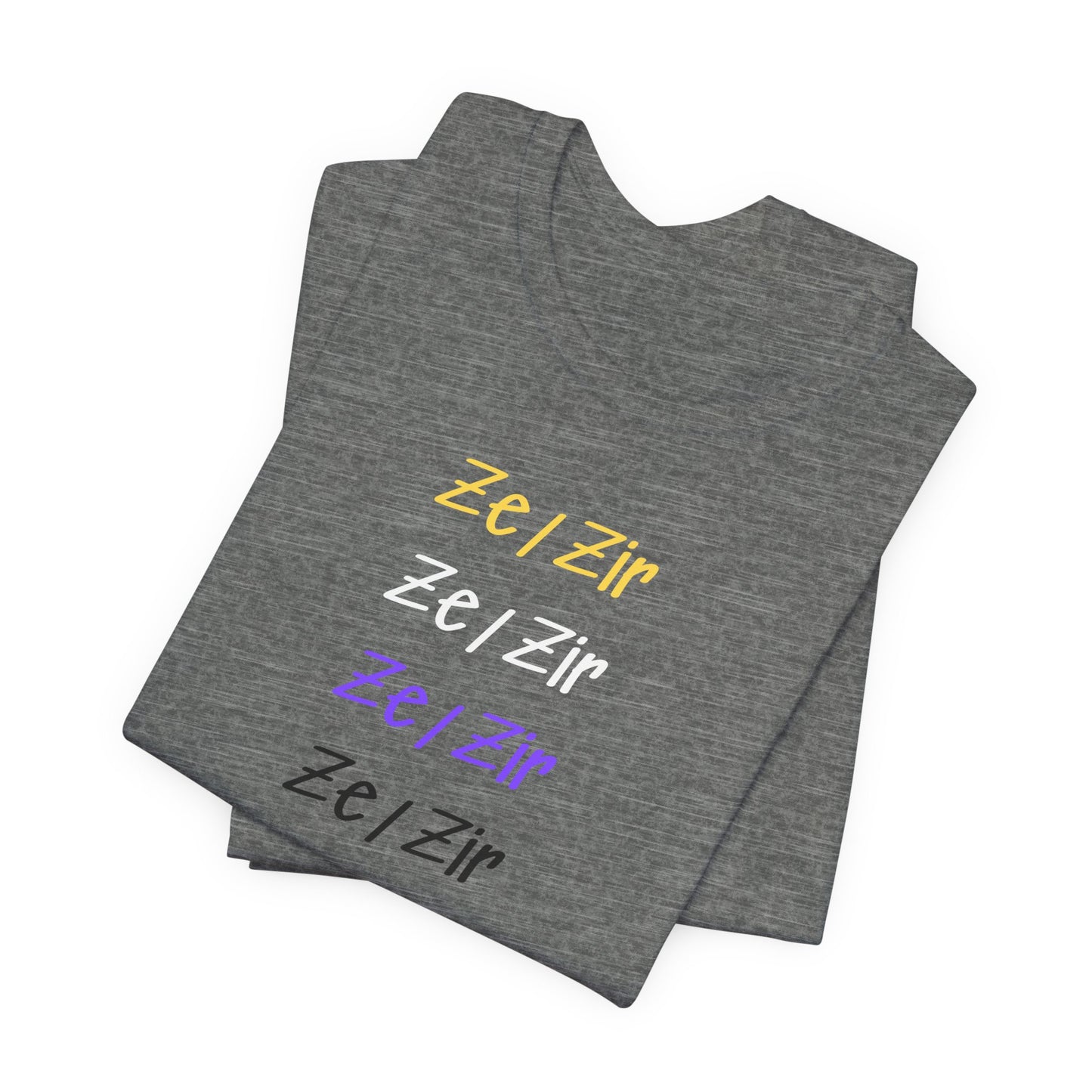 Gender Pride - Nonbinary Ze/Zir Tee