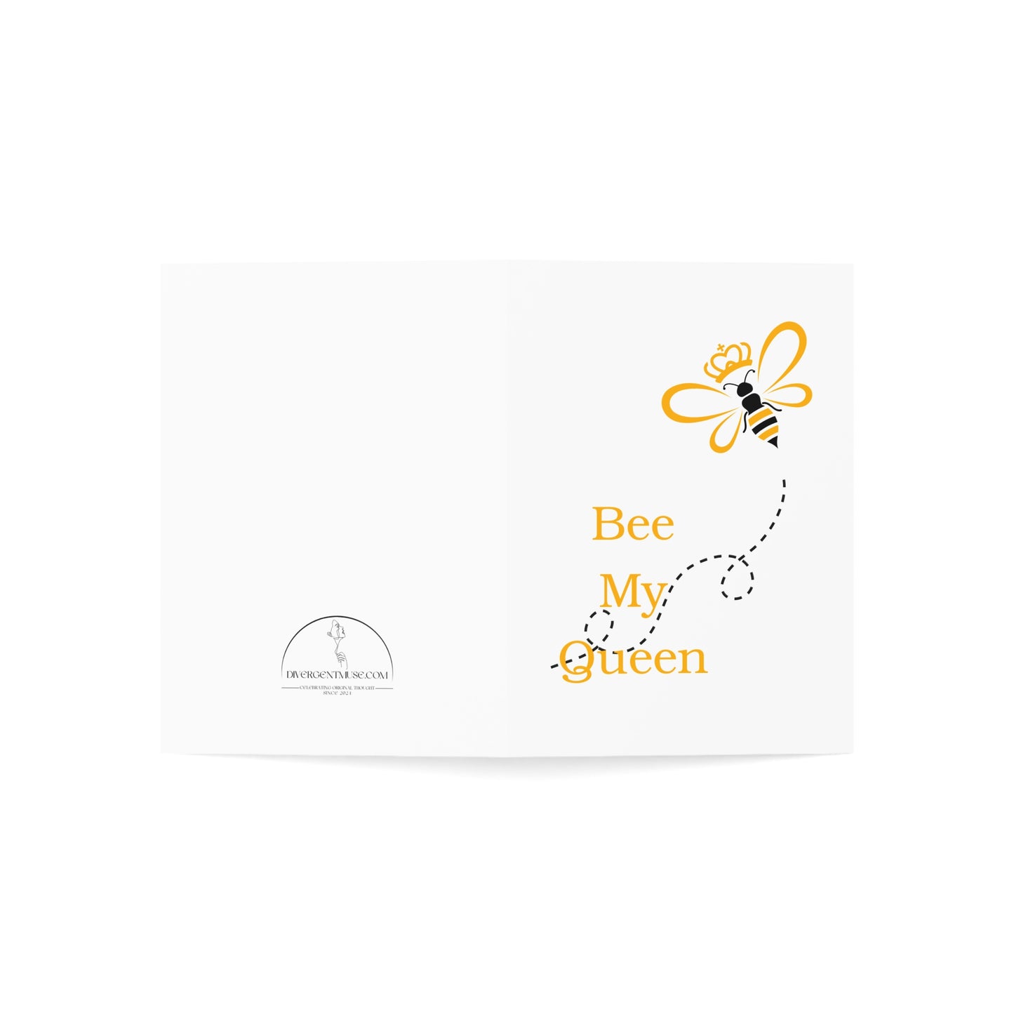 Bee My Queen Greeting Cards | Set of 1, 10, 30, 50