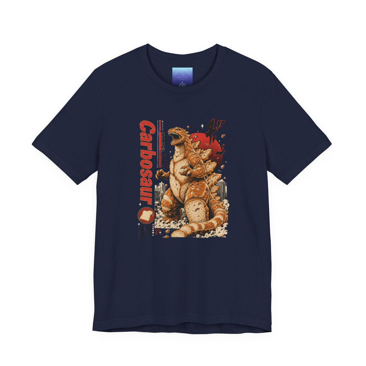 Monster Shirt Carbosaur Vintage Kaiju Graphic Tee — Retro