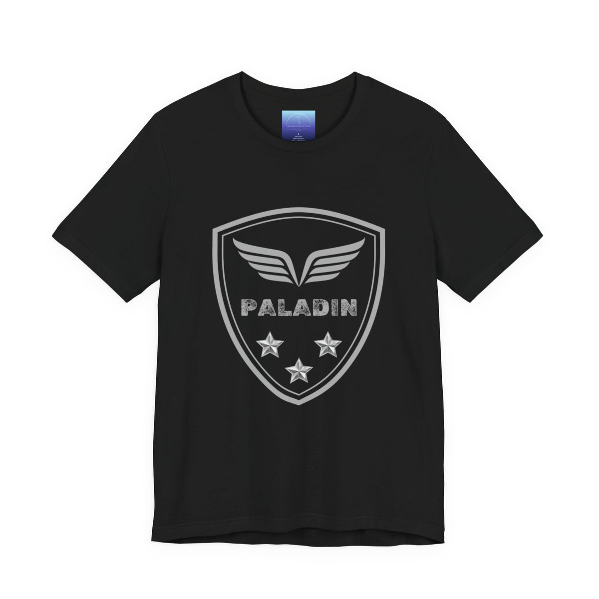 Paladin Shield Logo T-Shirt — Military-Inspired Emblem Tee