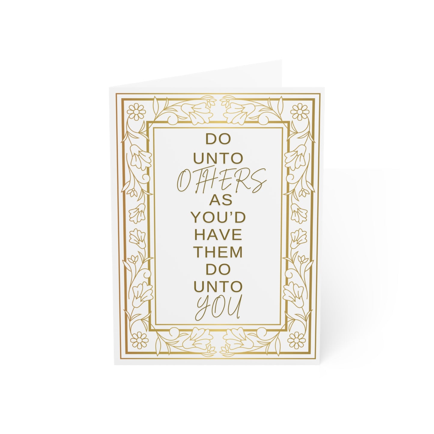 Do Unto Others Greeting Cards | Set of 1, 10, 30, 50