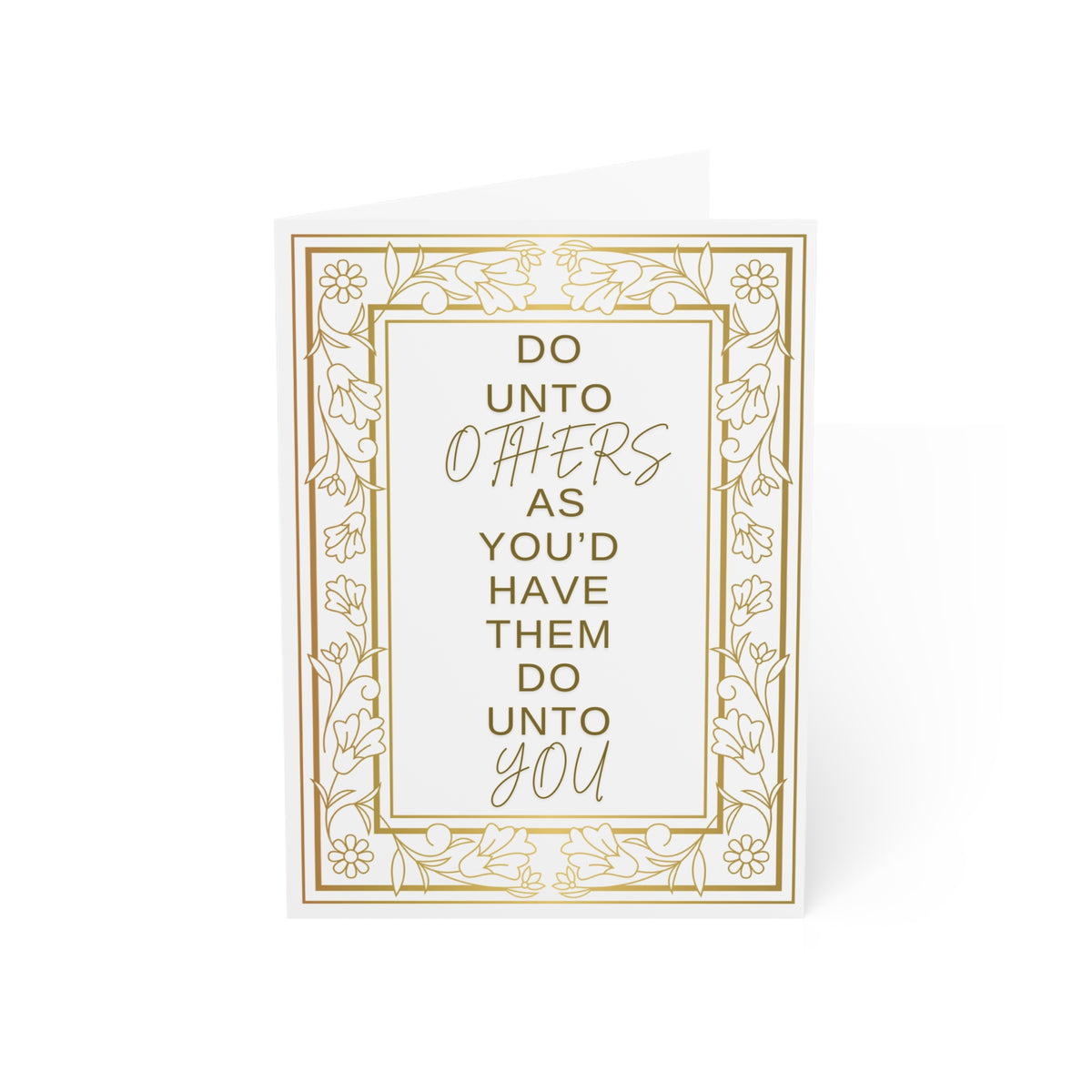 Do Unto Others Greeting Cards | Set of 1, 10, 30, 50
