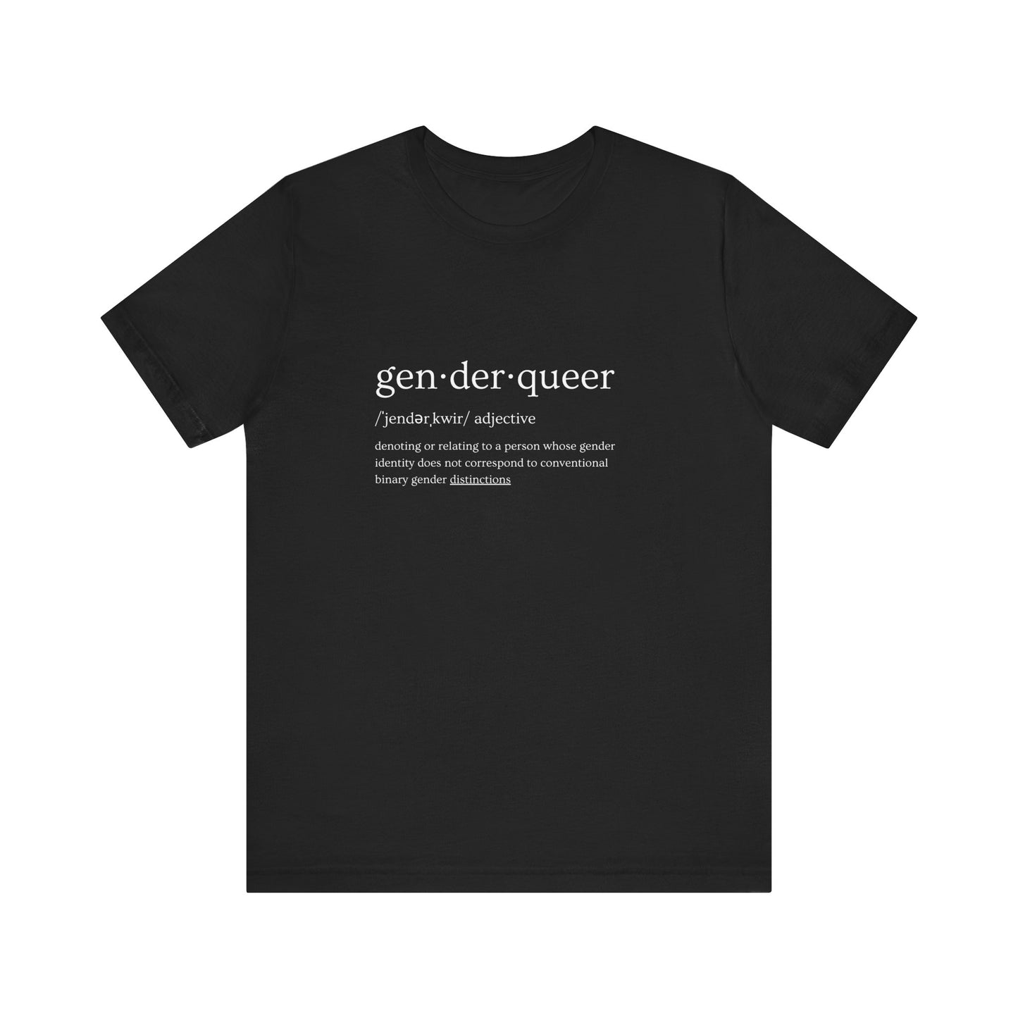 Helpful Definitions - Gender Queer Tee