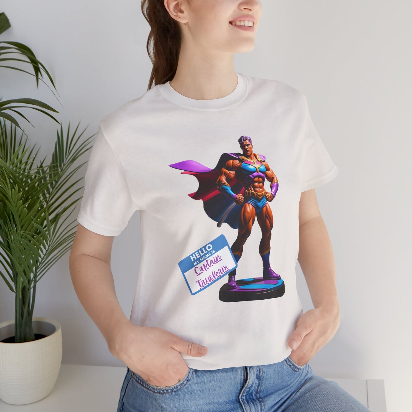 Gender Collection - Captain Trueform Non-Binary Transgender Superhero T-Shirt
