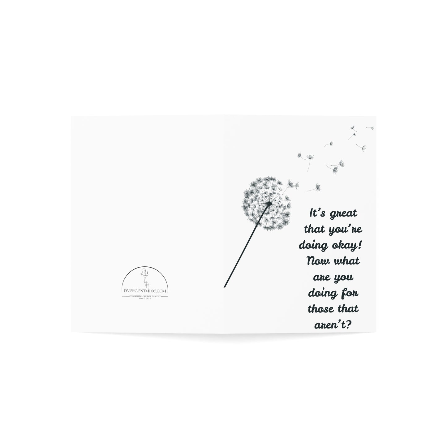 Glad You're Okay Greeting Cards | Set of 1, 10, 30, 50