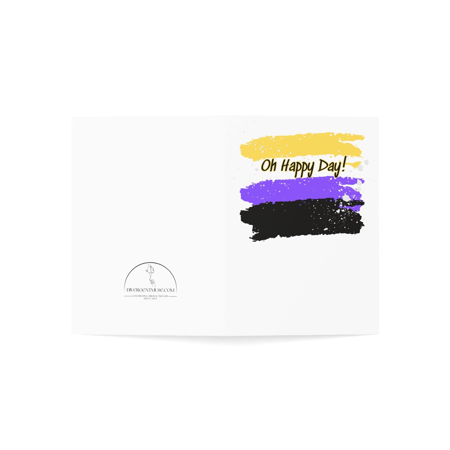 Oh Happy Day Greeting Cards | Set of 1, 10, 30, 50