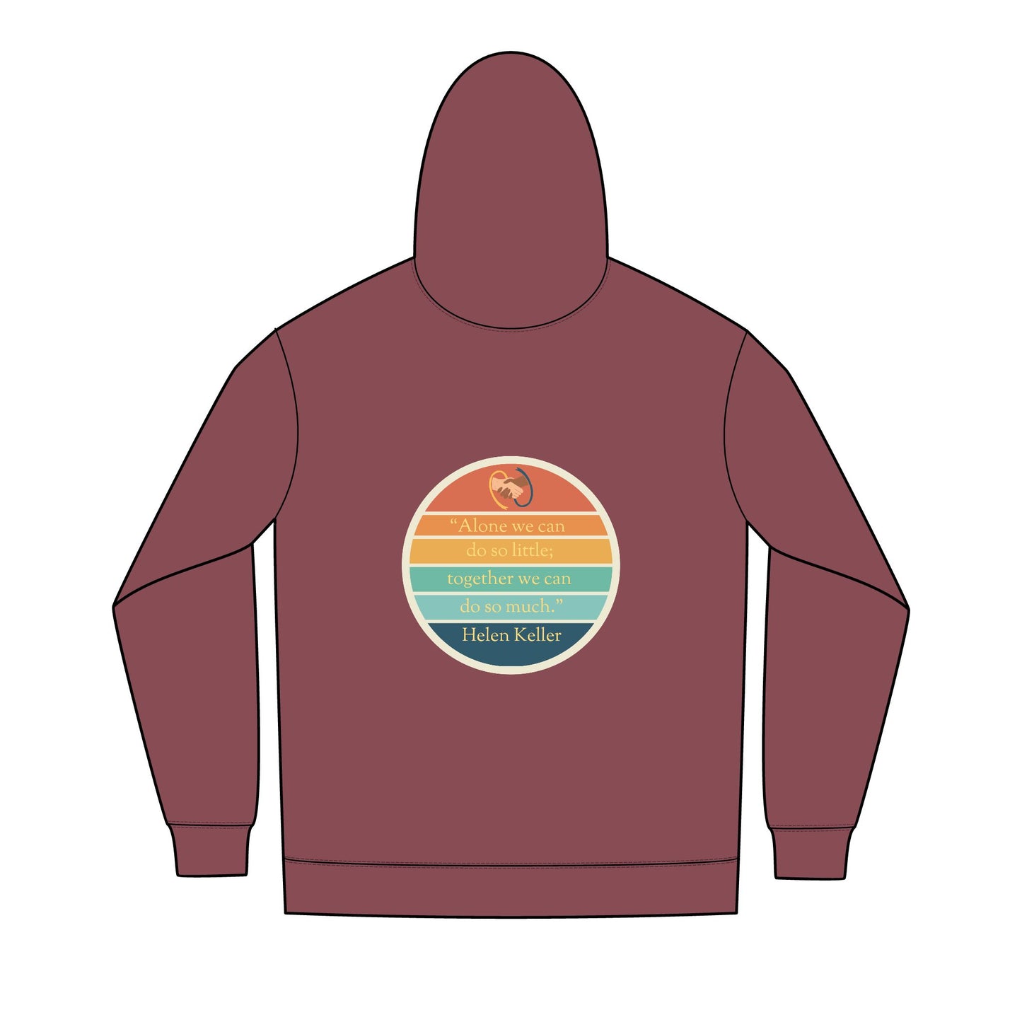 Inspiration Collection - Helen Keller Quote Hoodie