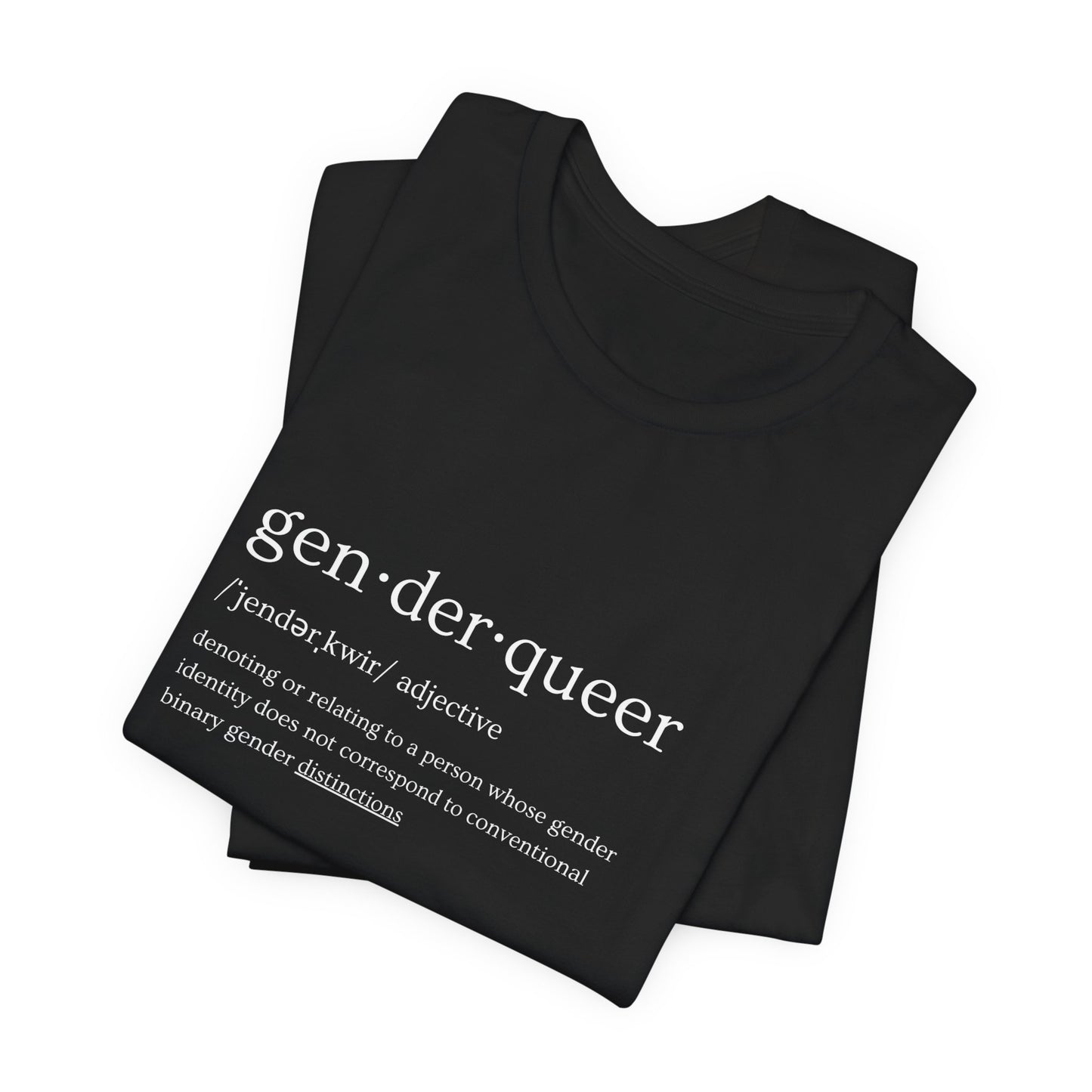 Helpful Definitions - Gender Queer Tee