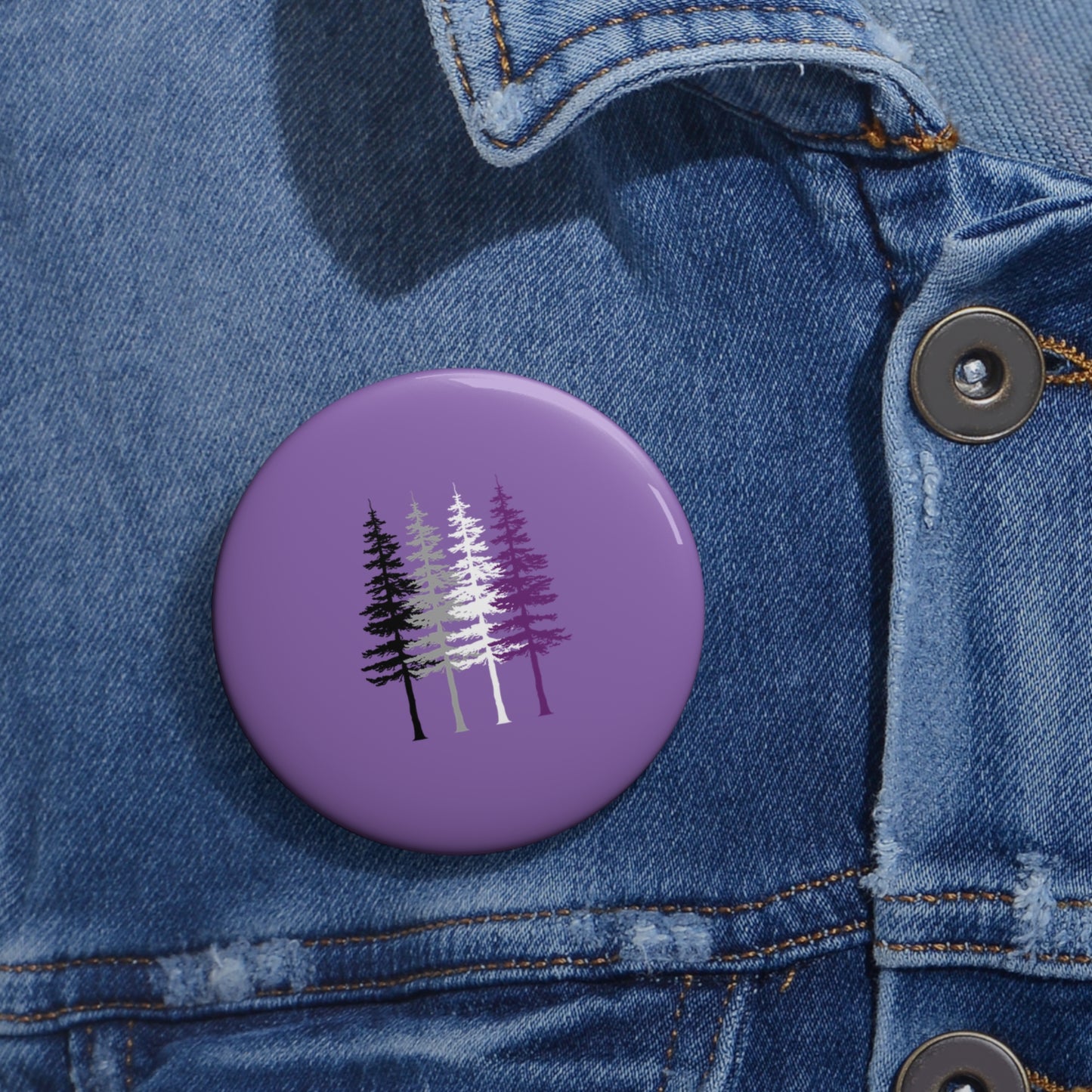 Sexuality Pride - Natural Asexual Button