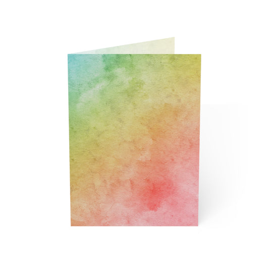 Vibrant Watercolor Greeting Cards, v1