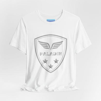 Paladin Shield Logo T-Shirt — Military-Inspired Emblem Tee
