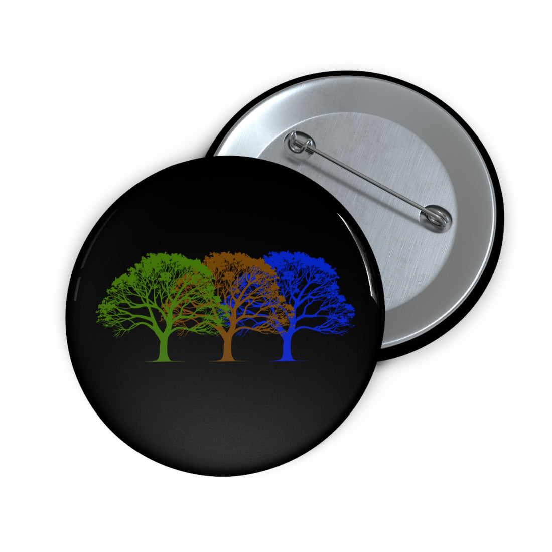 Sapiosexual Pride Tree Pin Button