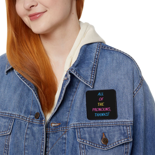 Gender Pride - All Personal Pronouns Iron-On Patch