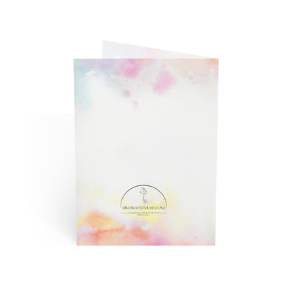 Subdued Watercolor Greeting Cards, v4