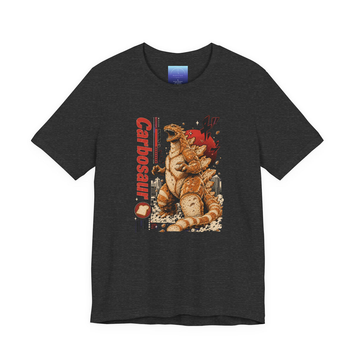Monster Shirt Carbosaur Vintage Kaiju Graphic Tee — Retro