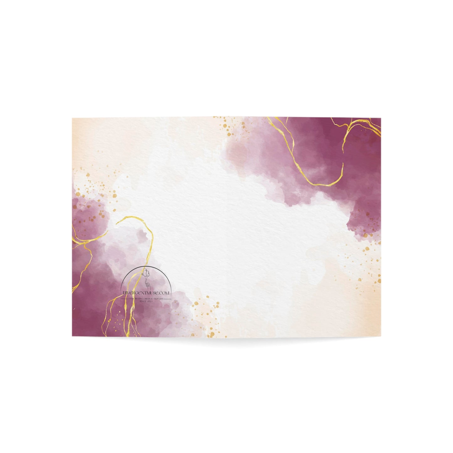 Geode Watercolor Greeting Cards, v2