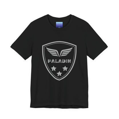Paladin Shield Logo T-Shirt — Military-Inspired Emblem Tee