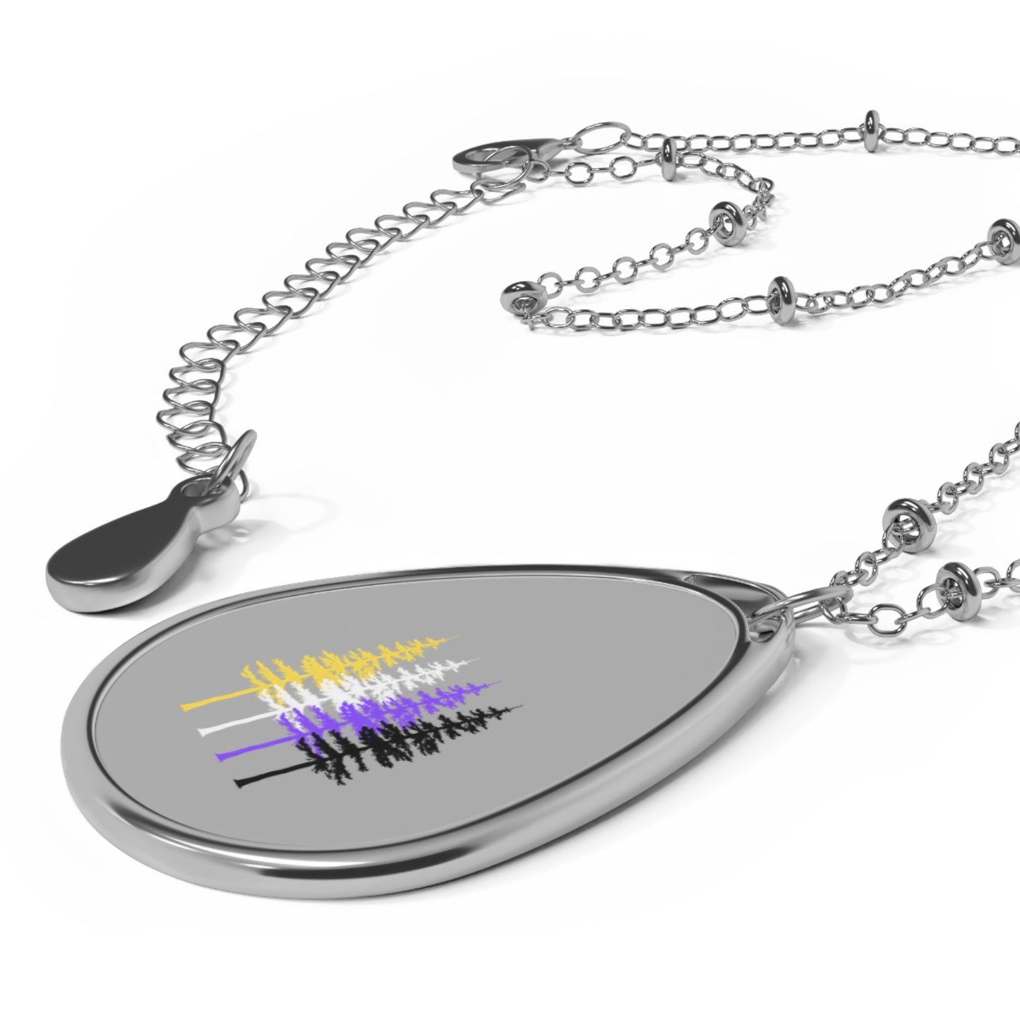 Nature Collection - Nonbinary Pride Necklace