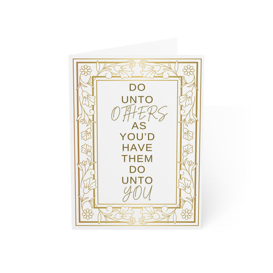Do Unto Others Greeting Cards | Set of 1, 10, 30, 50