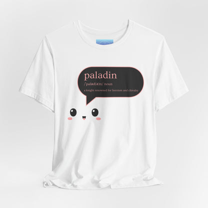 Paladin Definition Tee — Cute Kawaii RPG Paladin T-Shirt