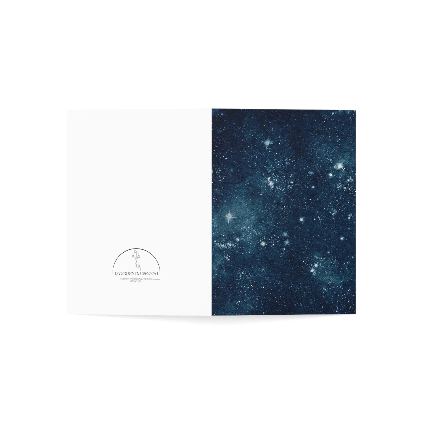 Space Watercolor Greeting Cards, v3