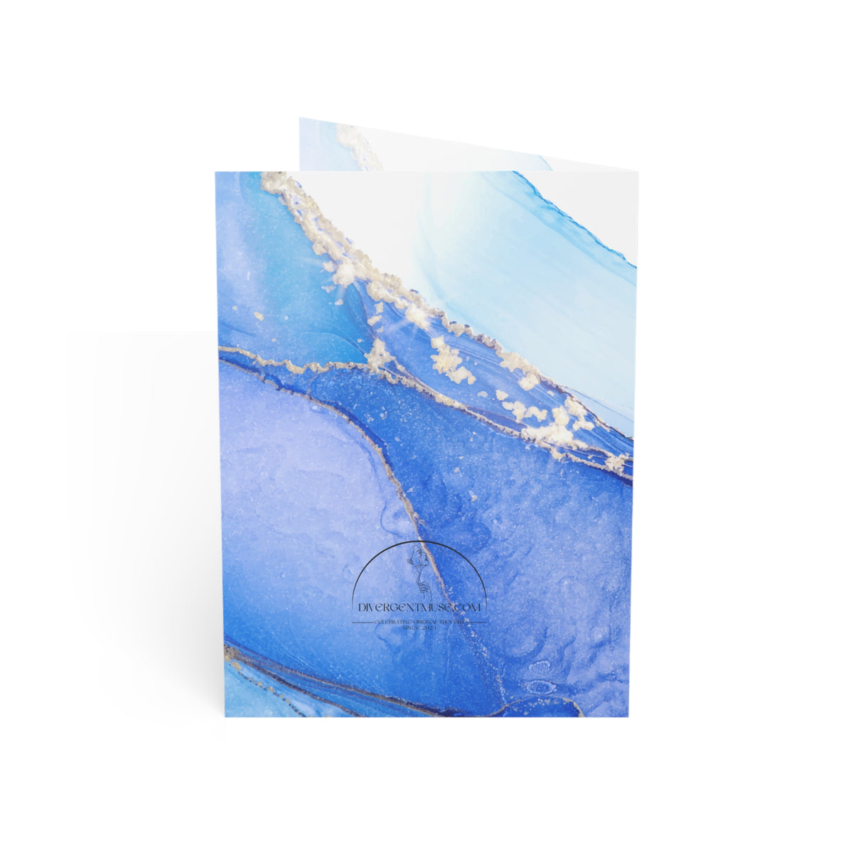 Geode Watercolor Greeting Cards, v4