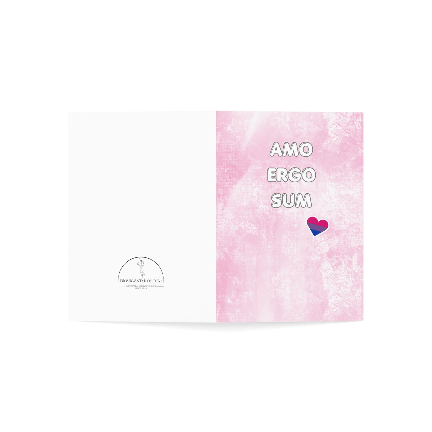 Love Collection - Amo Ergo Sum Notecard, Bisexual