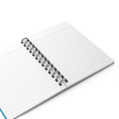 D20 Dice Spiral Notebook — Blue RPG Journal for Tabletop Players