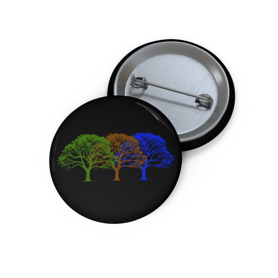Sapiosexual Pride Tree Pin Button