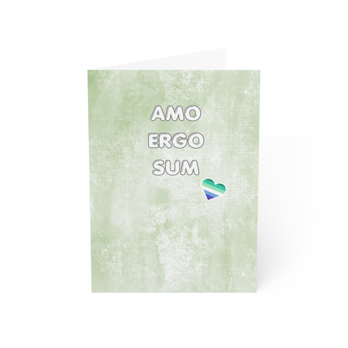 Love Collection - Amo Ergo Sum Notecard, Homosexual