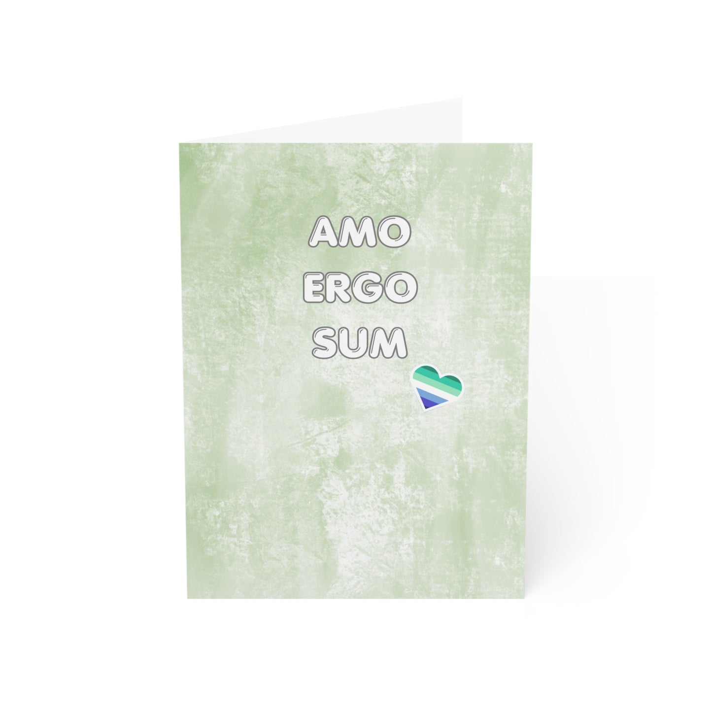 Love Collection - Amo Ergo Sum Notecard, Homosexual