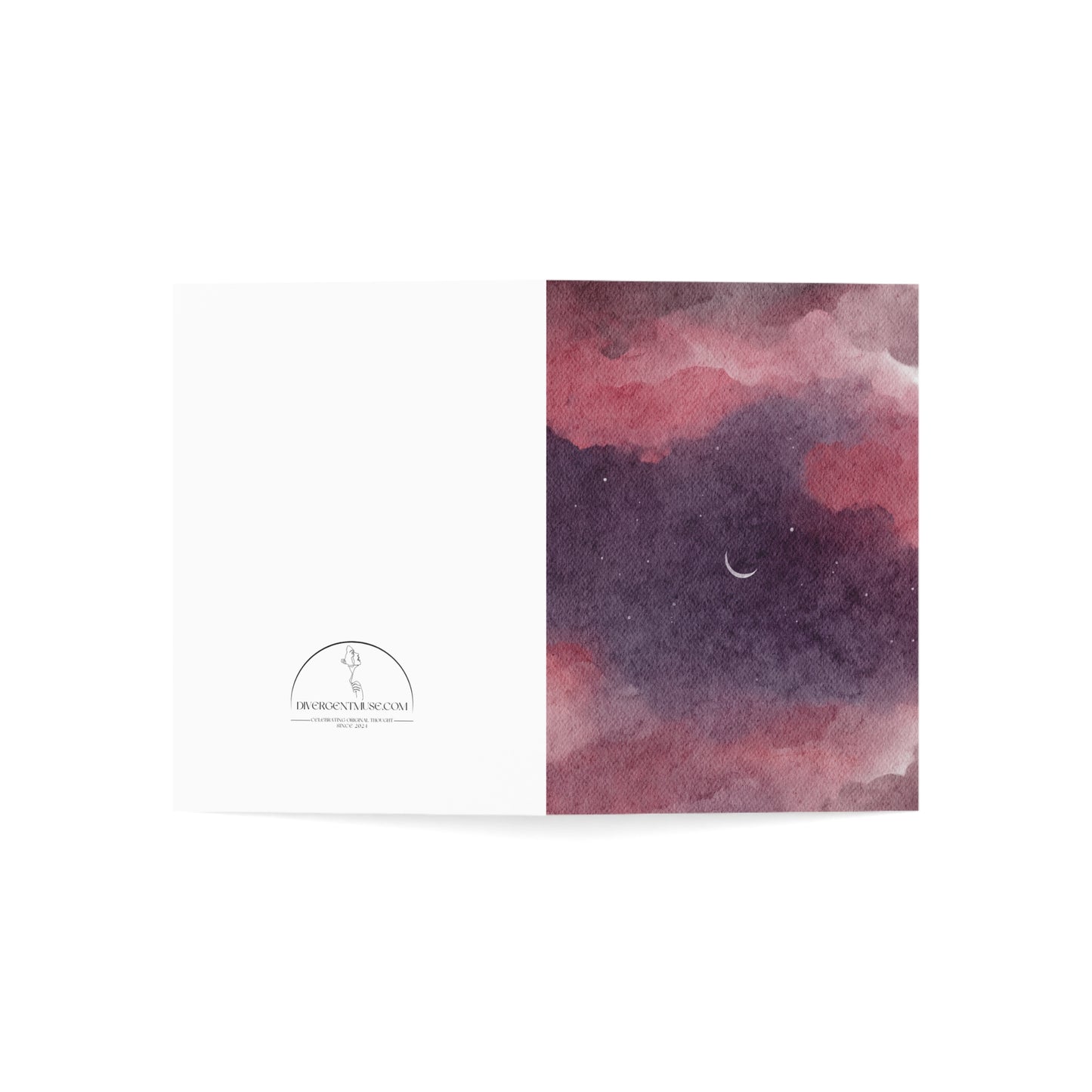 Space Watercolor Greeting Cards, v5