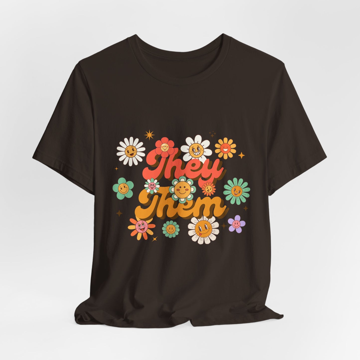 They/Them Floral Unisex Tee