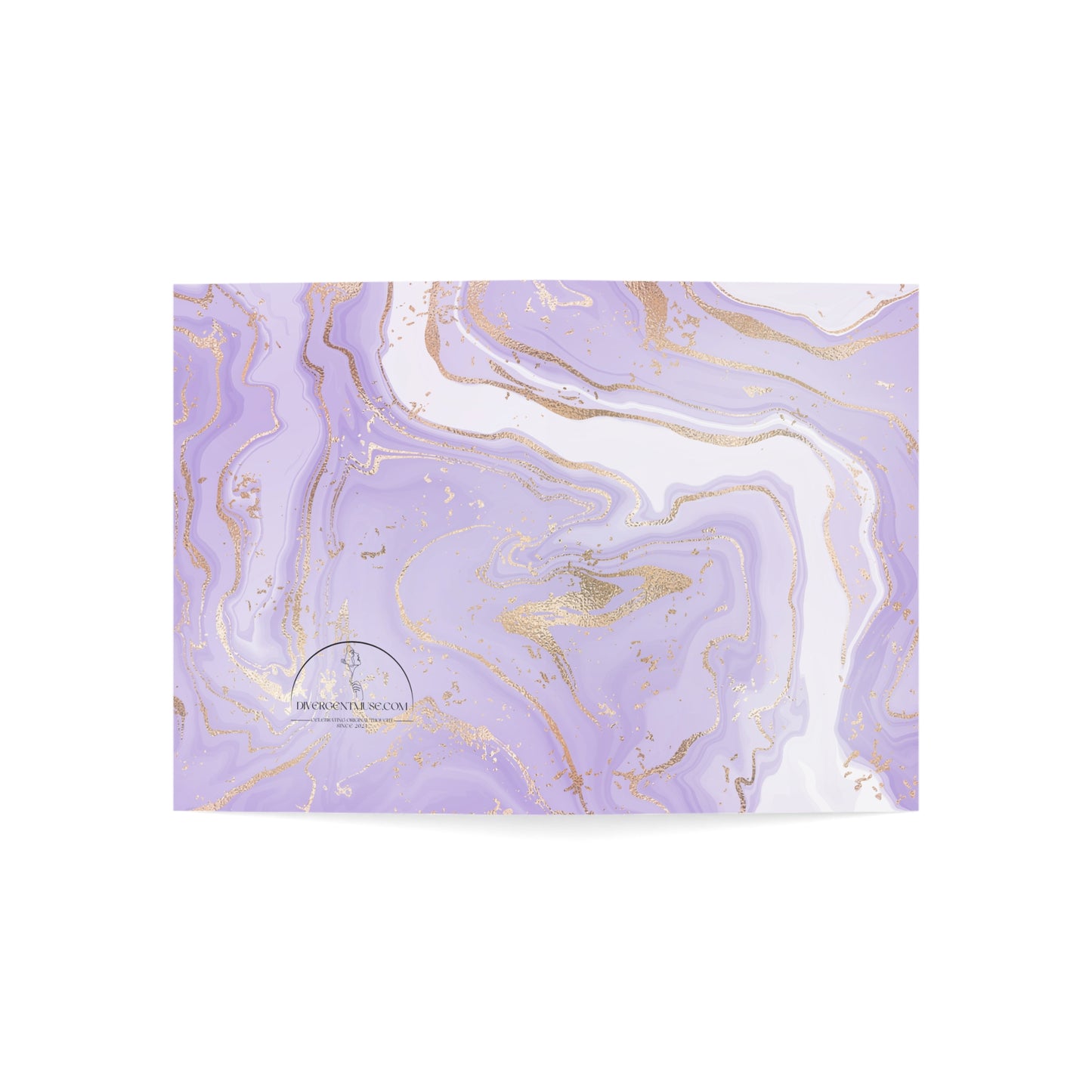 Geode Watercolor Greeting Cards, v1