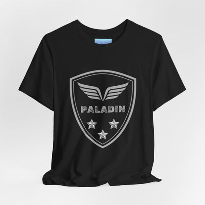 Paladin Shield Logo T-Shirt — Military-Inspired Emblem Tee