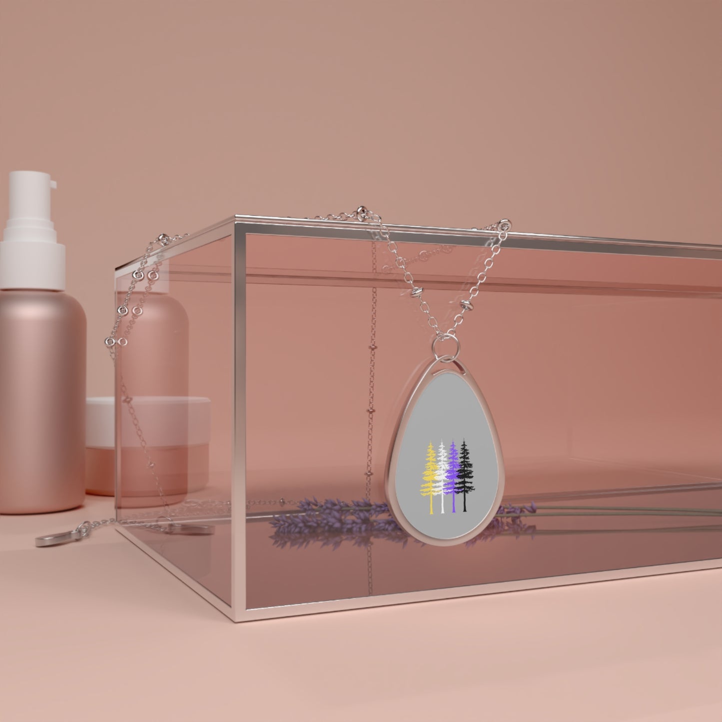 Nature Collection - Nonbinary Pride Necklace