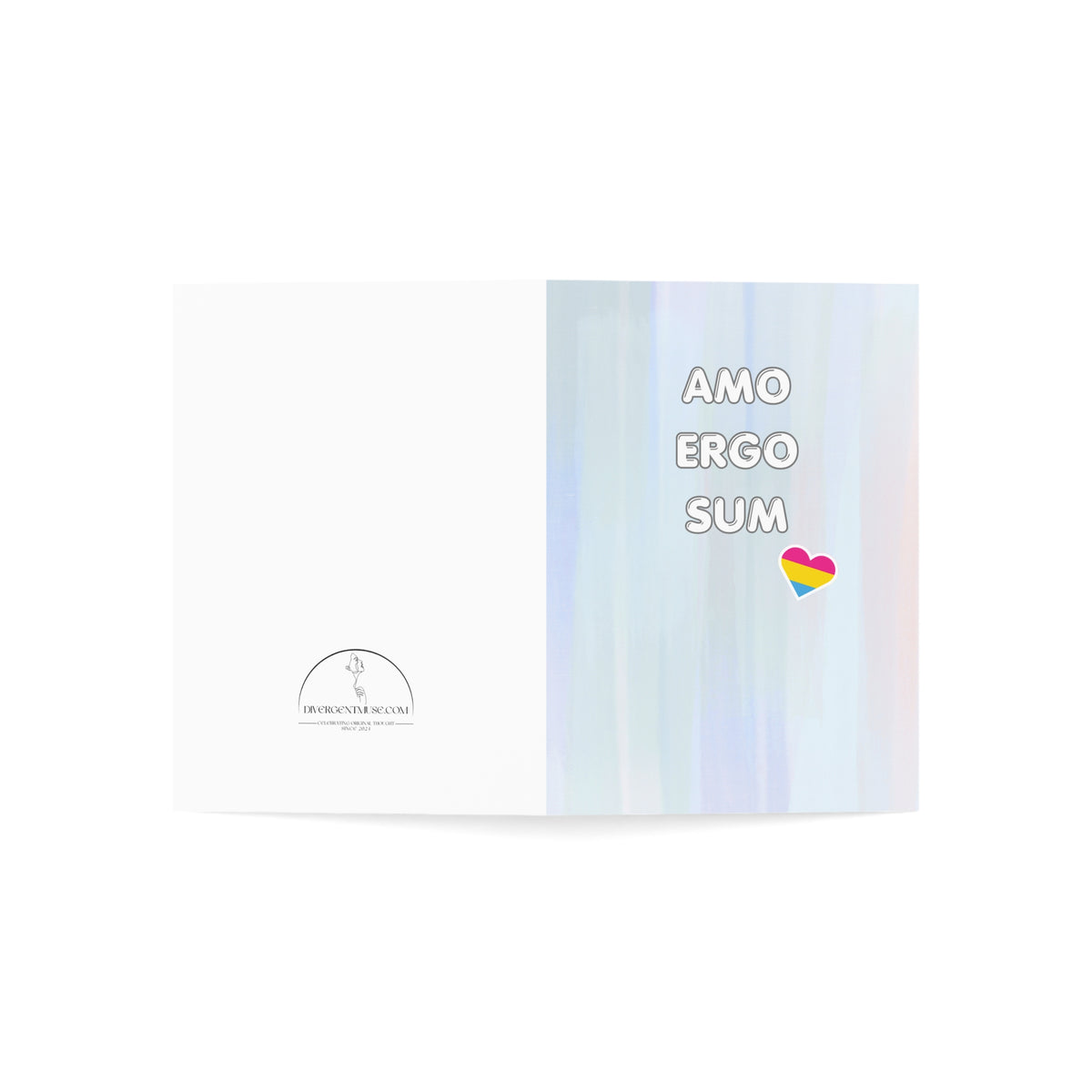 Love Collection - Amo Ergo Sum Notecard, Pansexual