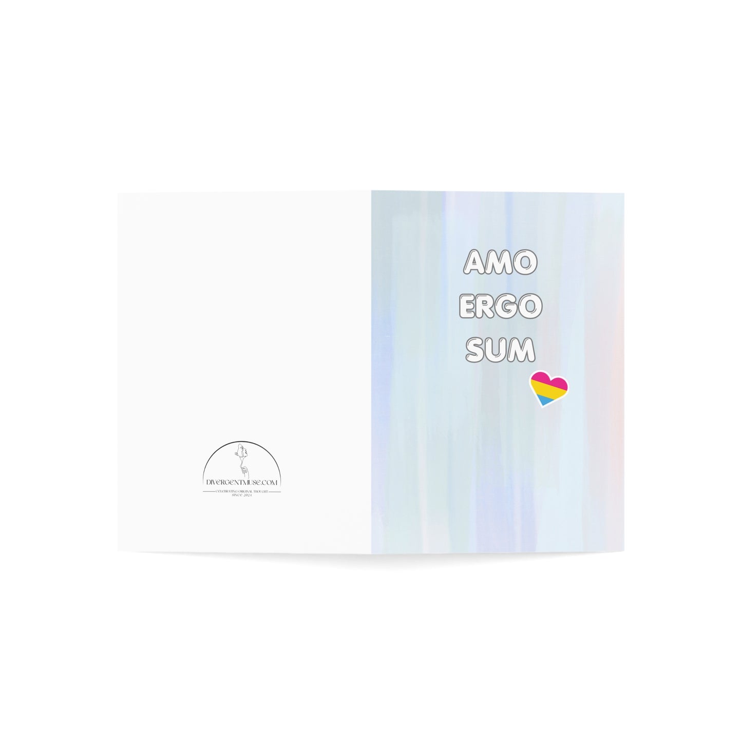 Love Collection - Amo Ergo Sum Notecard, Pansexual