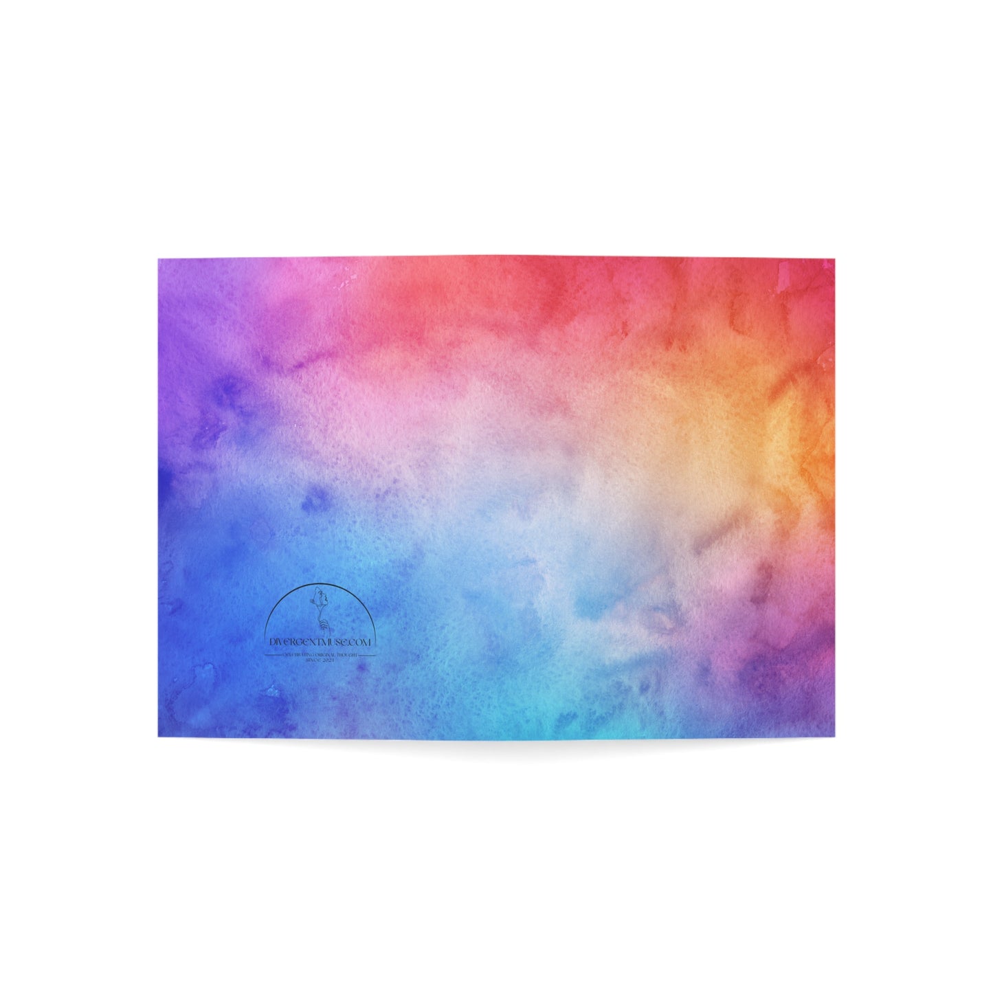 Vibrant Watercolor Greeting Cards, v5