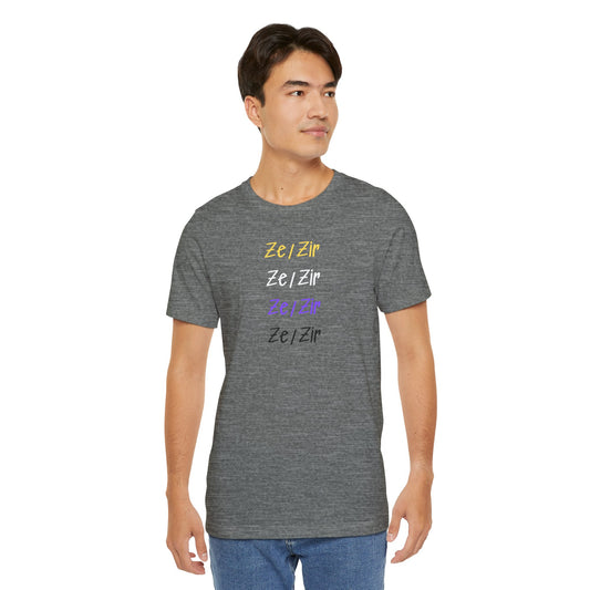 Gender Pride - Nonbinary Ze/Zir Tee