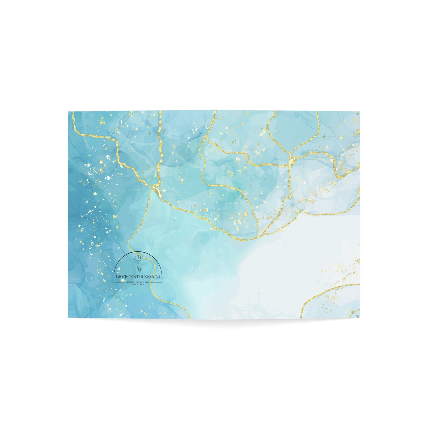 Geode Watercolor Greeting Cards, v3