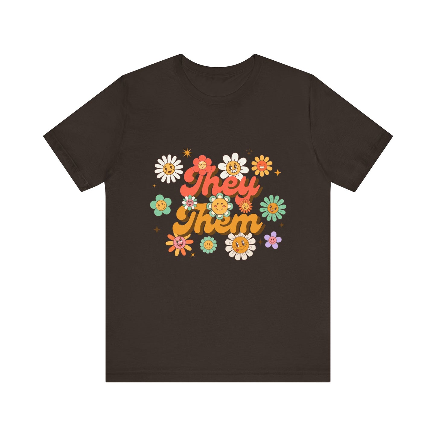 They/Them Floral Unisex Tee