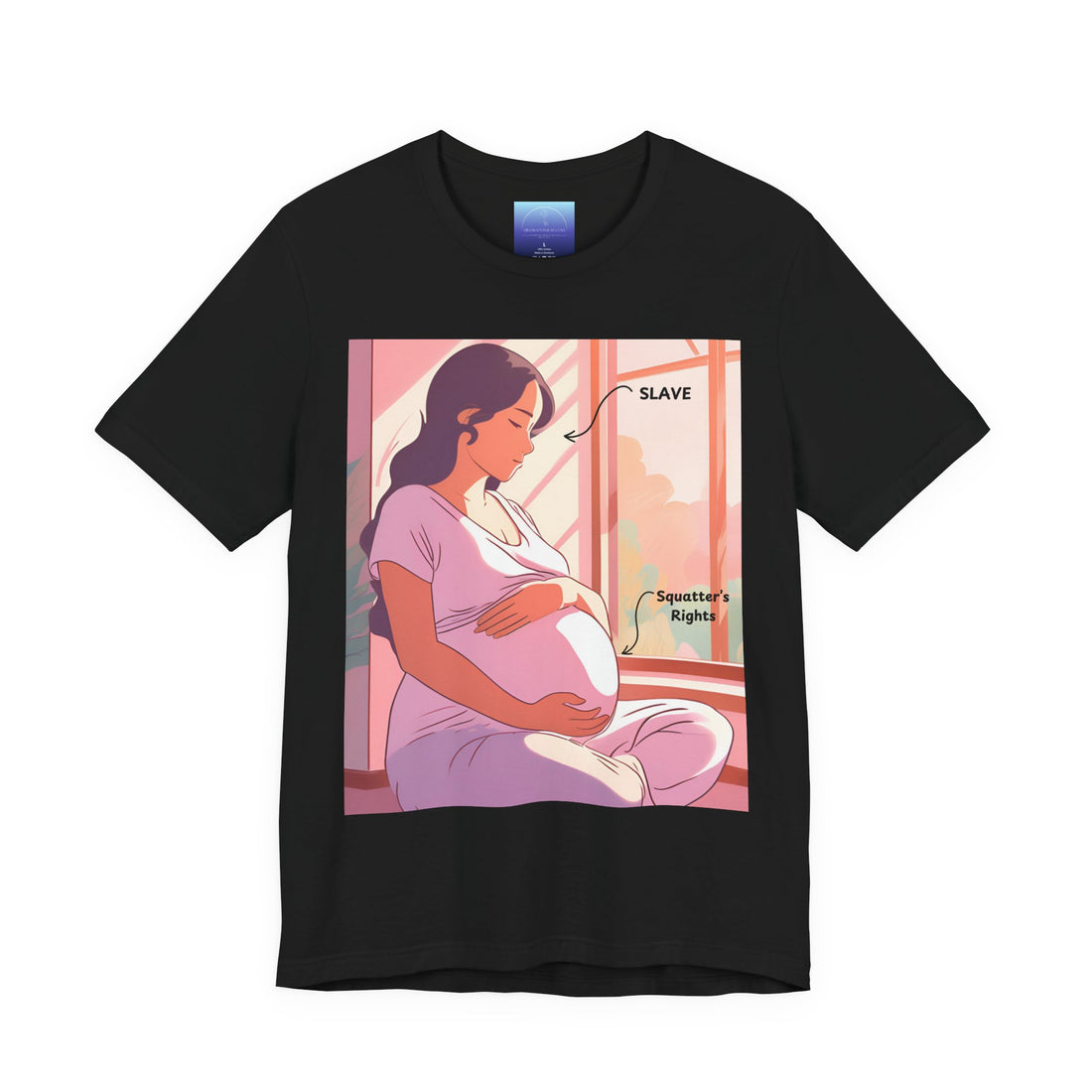 Pregnant Woman Illustration T-Shirt — Maternity Support &amp; Birth Rights Tee