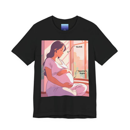 Pregnant Woman Illustration T-Shirt — Maternity Support &amp; Birth Rights Tee