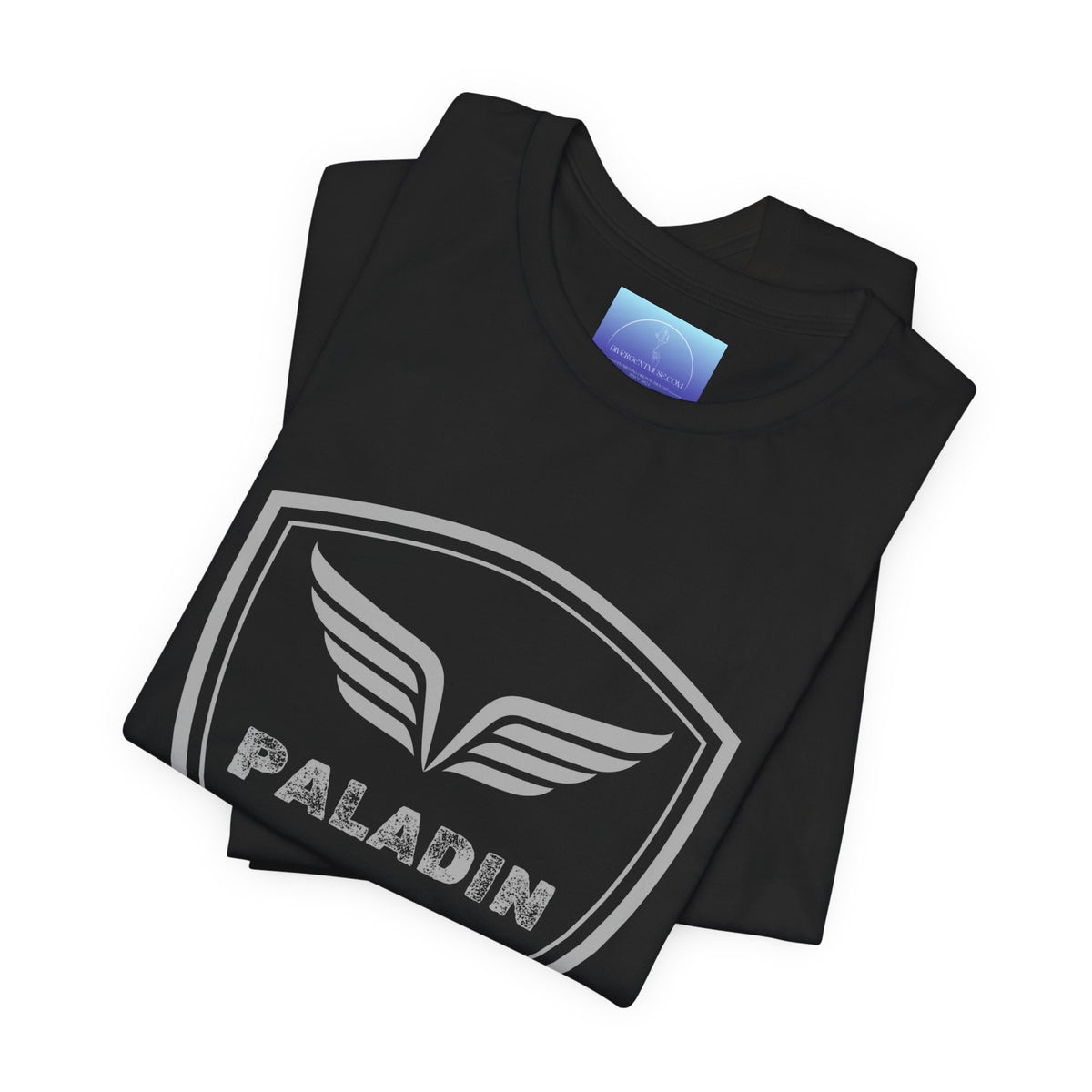 Paladin Shield Logo T-Shirt — Military-Inspired Emblem Tee