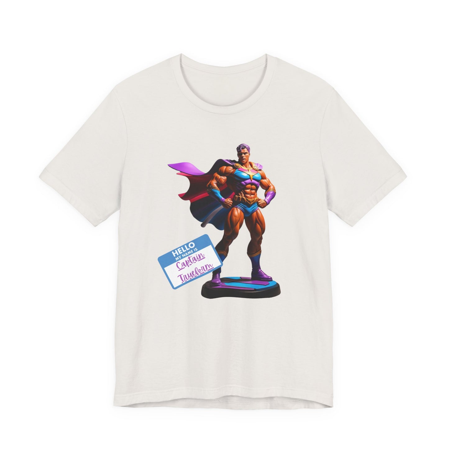 Gender Collection - Captain Trueform Non-Binary Transgender Superhero T-Shirt