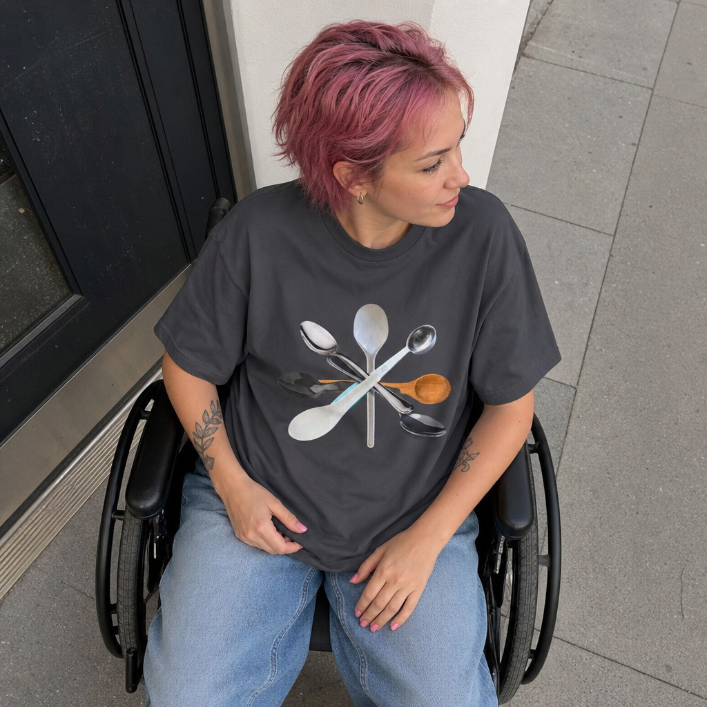 Spoon Theory T‑Shirt — Vintage Kitchen Spoon Graphic Tee