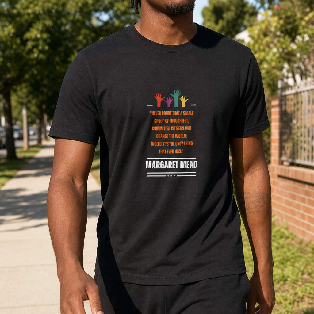 Margaret Mead Quote T-Shirt — Small Group of Thoughtful Tee