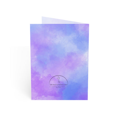 Vibrant Watercolor Greeting Cards, v4