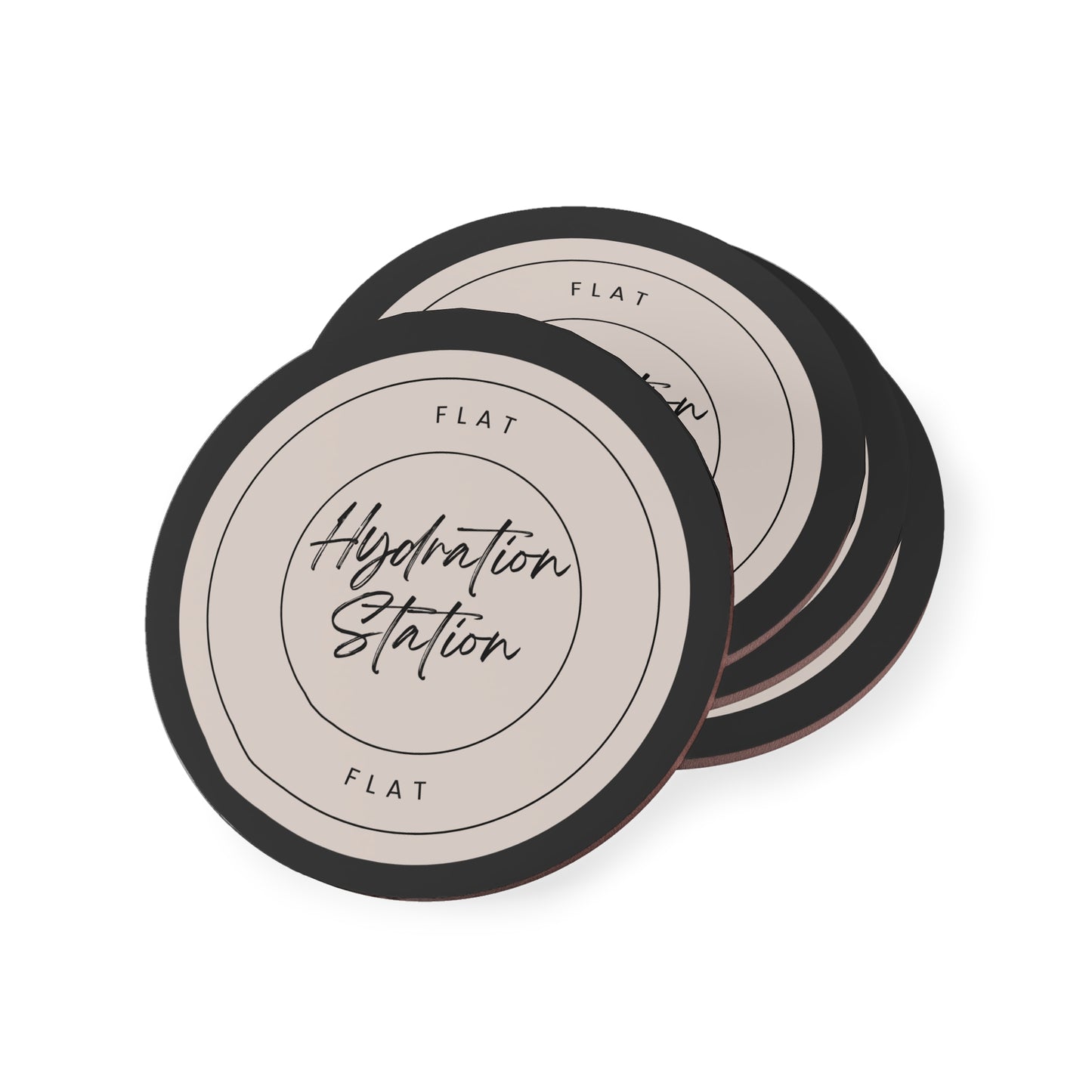 Hydration Station Coaster - Flat